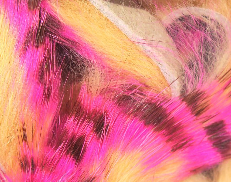 Hareline Magnum Tiger Barred Rabbit Strips