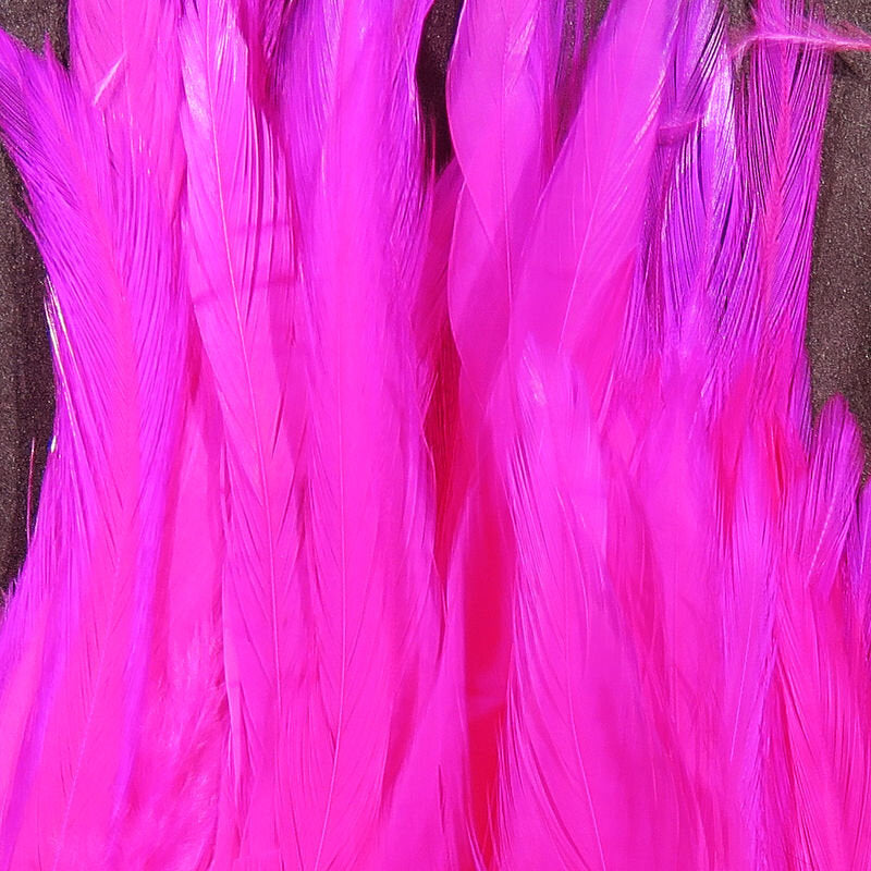 Hareline Strung Chinese Saddle Feathers 5" to 7"