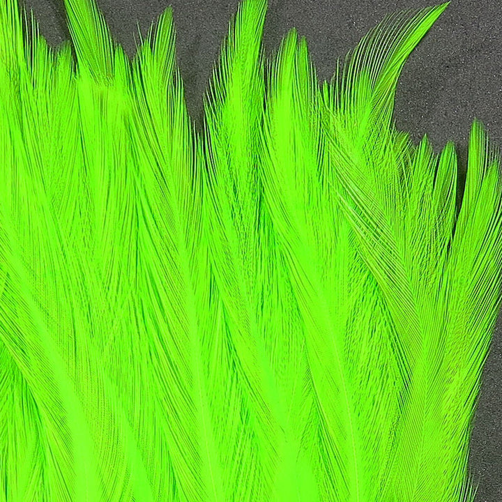 Hareline Strung Chinese Saddle Feathers 5" to 7"